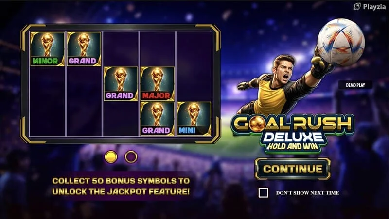 Goal Rush Deluxe главное меню